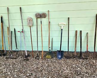 Garden tools.
