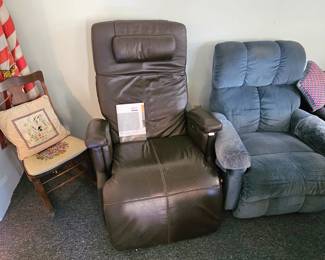 Recliners, rocking chair. 