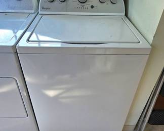 Whirlpool top-load washer.