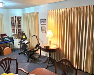 Curtains/Drapery also for sale. Bring your own tools.