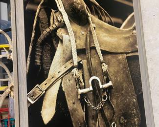 Saddle, large Wall art