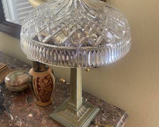 Waterford crystal lamp