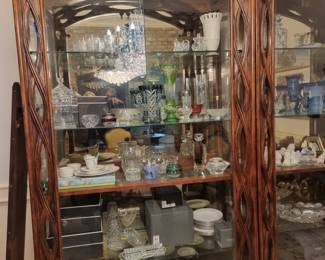 Lots of crystal glass ware and Waterford Crystal  