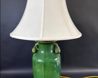 Attractive green Asian style lamp