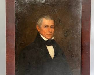 Oil on canvas portrait of John Christopher Bagby, ca.1830 (Virginia, likely Richmond)