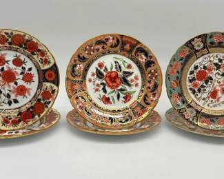 Royal Crown Derby Imari accent plates