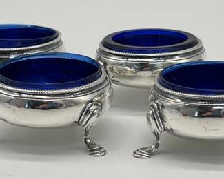 English sterling salt cellars (4)