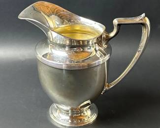 Fisher sterling silver water pitcher