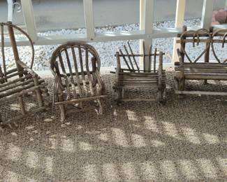 Twig furniture! Fairy garden? Dolls?