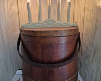 The Firkin and vintage Xmas candle light