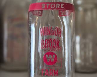 Windsor Brook Farm creamer bottle