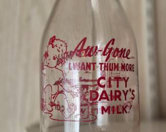 CITY DAIRY milk bottle