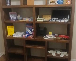 Solid Wood Bookshelf / Games and Kids Items
