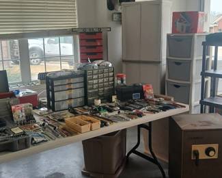 Garage Storage, Craftsman Tools, Safe and more