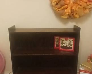 Mid-century Modern Bookshelf / Fall Wreaths 