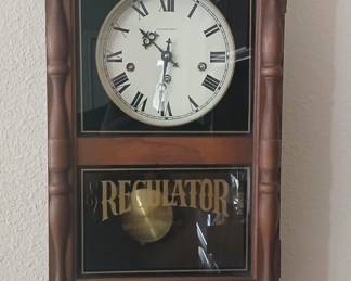 Hamilton Regulator 8 Day Wall Clock