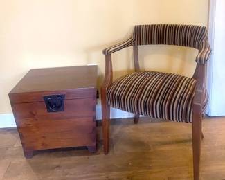 Decorative Trunk and Chair