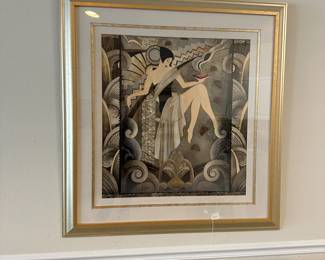 A92 - $100. Laura Artusio "Firenze". Measures 44.5" x 46".