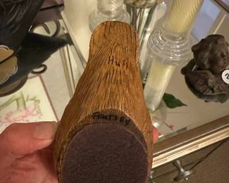 A74 - $20. Carl Huxx Decoy measures 7" long.