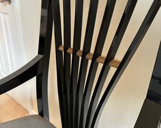 A3 - $200. Chrome Sawhorse Base with LARGE Glass top. Glass measures 5' x 7'. You will need a couple STRONG people to move the glass out! Includes 6 regular chairs. 2 arm chairs.