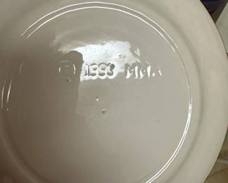 A53 - $20. Plate with the art of Clarice Cliff MMA 1993.