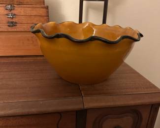 A71 - $15. Lou Pignatier Bowl. Measures 10.5 wide x 5.5" tall.