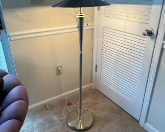 A106 - $40. Chrome Floor Lamp.
