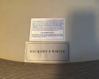 A42 - $150. Hickory White Chair. Measures 30" wide x 32" deep x 33" tall.