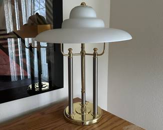 A111 - $30. Brass Table Lamp.