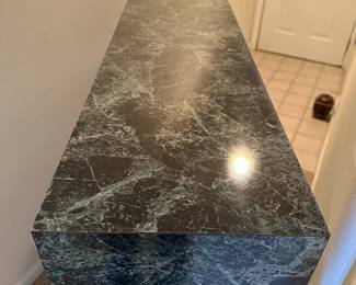 A35 - $125. 4 Level Shelving. Measures 60" wide x12" deep x 47" tall.