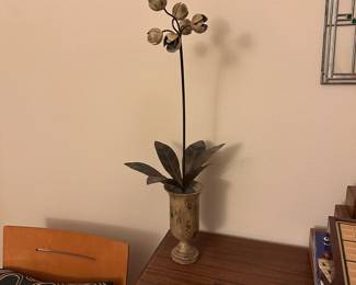 A68 - $45. Metal Floral Sculpture