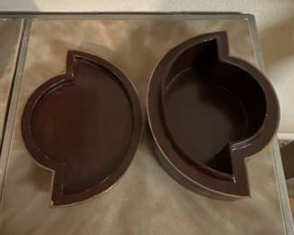 A85 - $30. Decorative Box (bottom says Maitland Smith on handwritten tag)