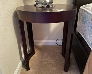 A49 - $20. Round Side Table. Measures 20" round x 24" tall.