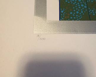 A113 - $550. Erte "Copacabana" Signed and Numbered Print. #18/300. Beautiful Colors! Unframed.