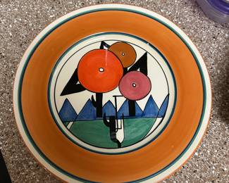 A53 - $20. Plate with the art of Clarice Cliff MMA 1993.