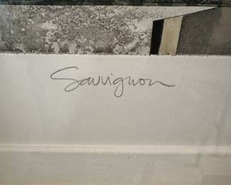 A22 - $75. Kosgood. #24/275. "Sauvignon". Framed measures 35" wide x 37" tall.