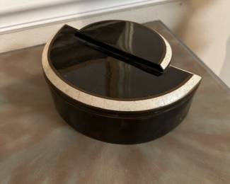 A85 - $30. Decorative Box (bottom says Maitland Smith on handwritten tag)