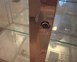 A46 - $200. Display Case Measures 36" wide x 18" deep x 30" tall.