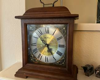 A29 - $20. Seth Thomas Battery Operated Clock. Measures 9" wide x12" tall.