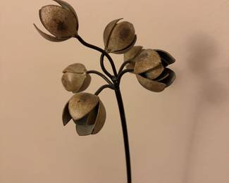 A68 - $45. Metal Floral Sculpture