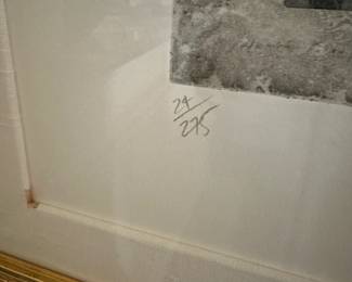 A22 - $75. Kosgood. #24/275. "Sauvignon". Framed measures 35" wide x 37" tall.