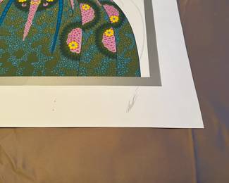 A113 - $550. Erte "Copacabana" Signed and Numbered Print. #18/300. Beautiful Colors! Unframed.