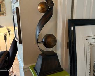 A108 - $25. Metal Sculpture. Lightweight but it looks cool!