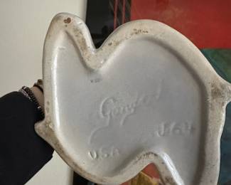 A103 - $20. Art Deco Gonder Vase. Measures 10" tall.