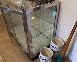 A46 - $200. Display Case Measures 36" wide x 18" deep x 30" tall.