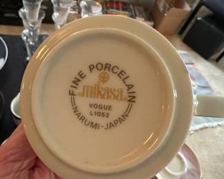 A110 - $125. Mikasa Vogue Set. Service for 8 of most pieces.