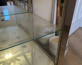 A46 - $200. Display Case Measures 36" wide x 18" deep x 30" tall.
