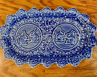 Bordallo Pinheiro bunny platter