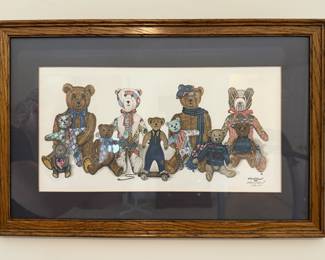 Framed print numbered and signed by Wilma B. Vincent (#1097/1500)