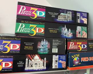 Puzz3D puzzles (some already built)
